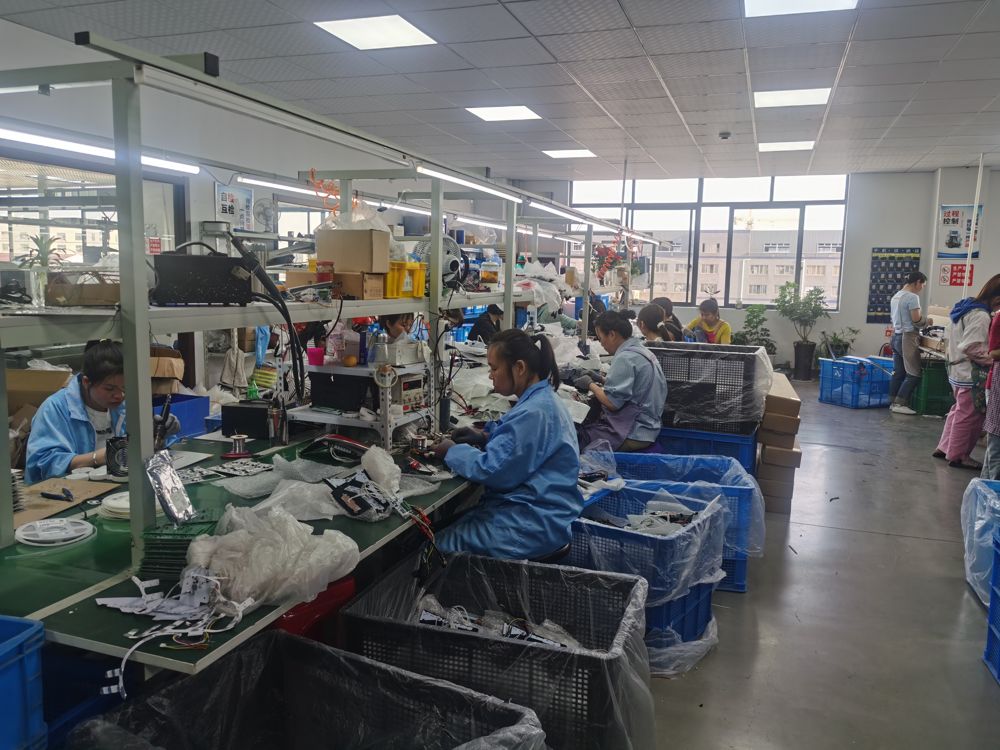 LED lamp assembly line
